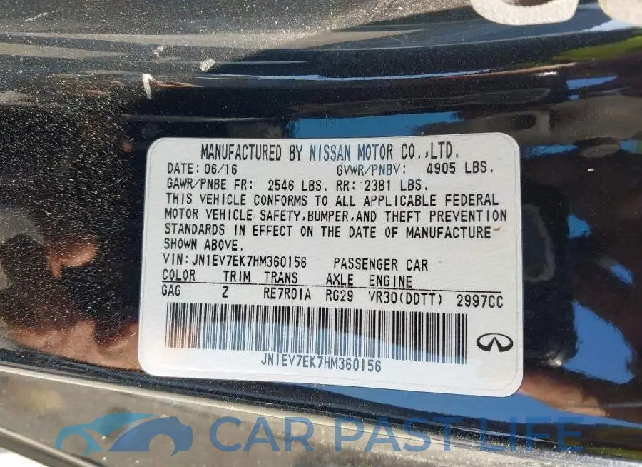 JN1EV7EK7HM360156# 9