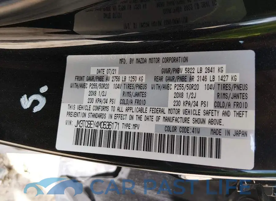JM3TCBEY4M0536171# 9