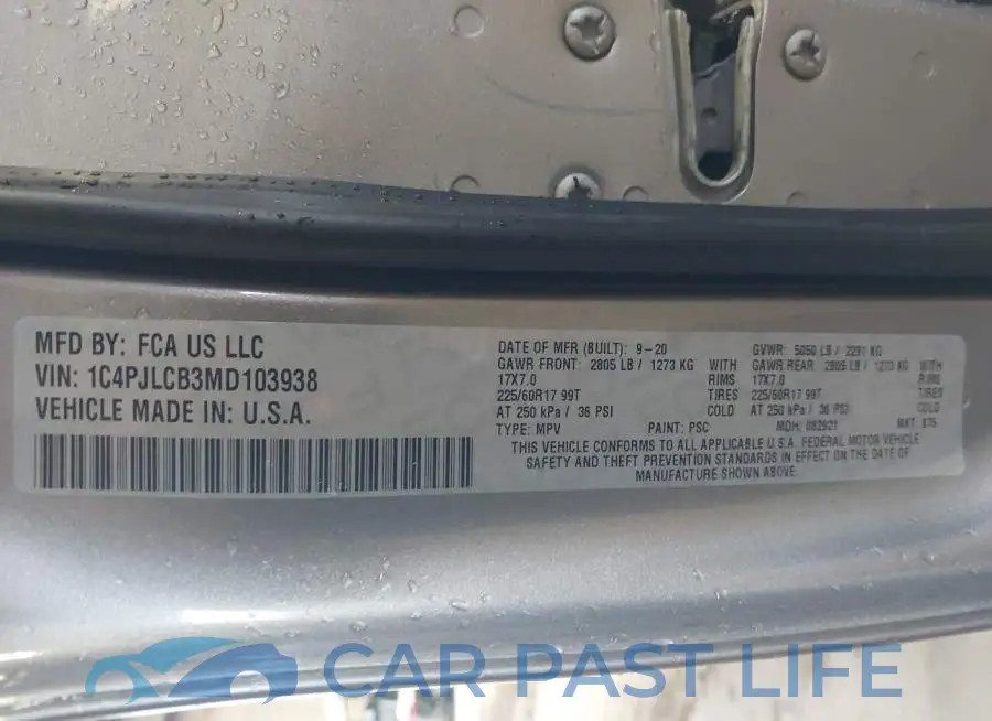 1C4PJLCB3MD103938# 9