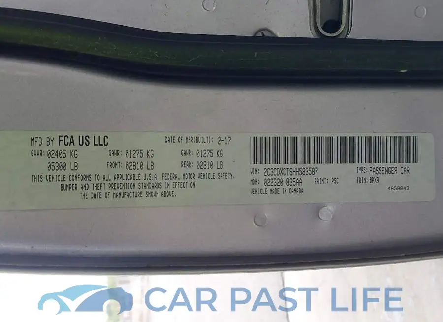 2C3CDXCT6HH583587# 9