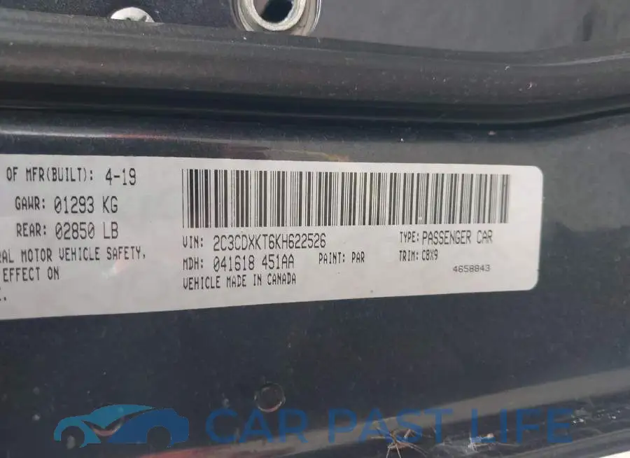 2C3CDXKT6KH622526# 9