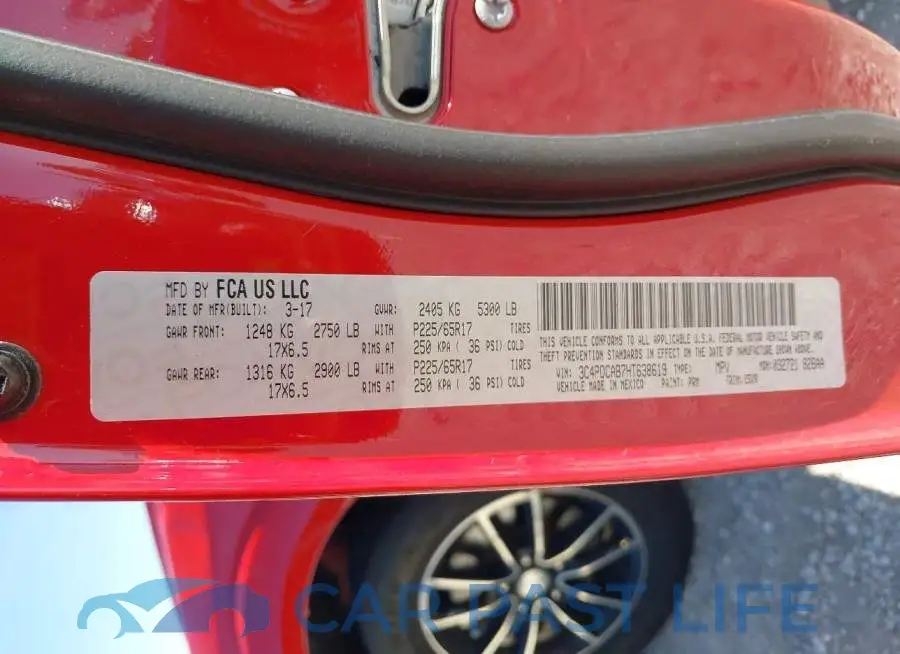 3C4PDCAB7HT638619# 9