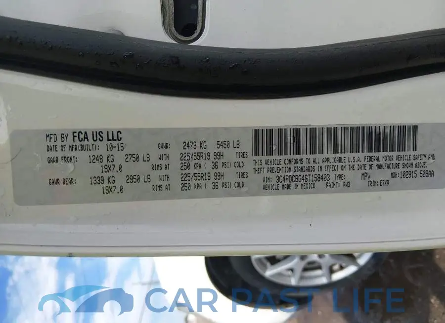 3C4PDCBG4GT158403# 9