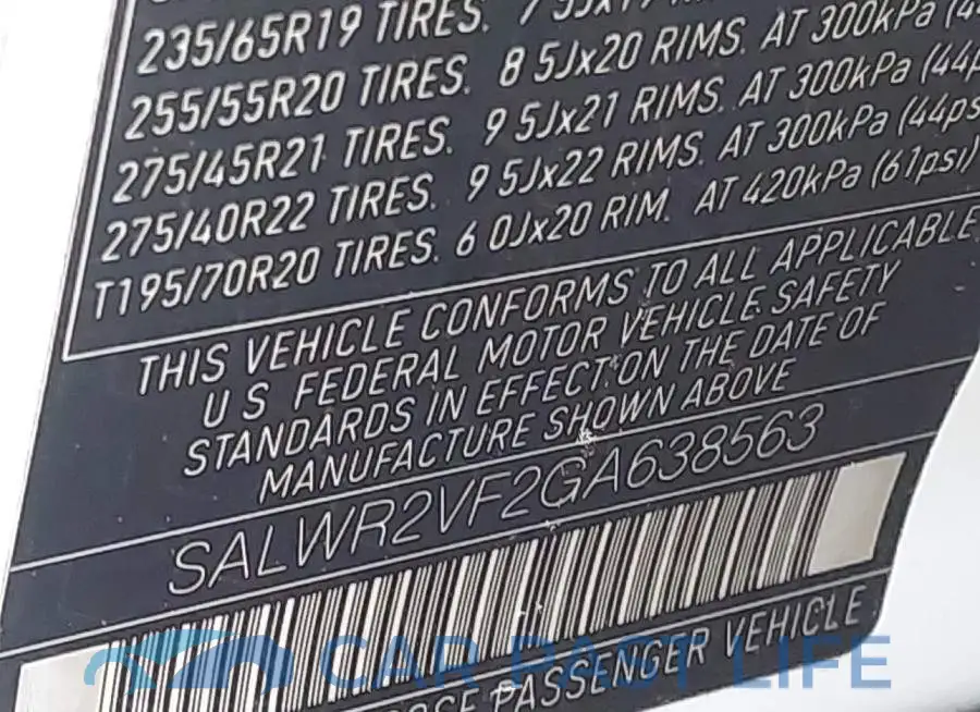 SALWR2VF2GA638563# 9