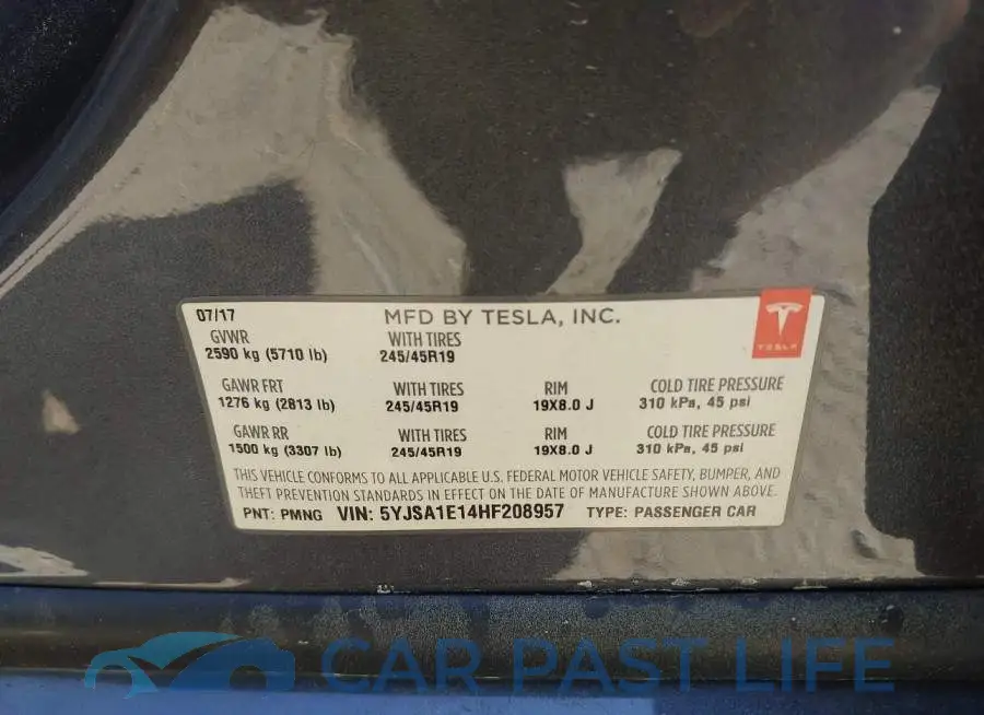 5YJSA1E14HF208957# 9