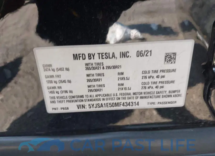 5YJSA1E50MF434314# 9