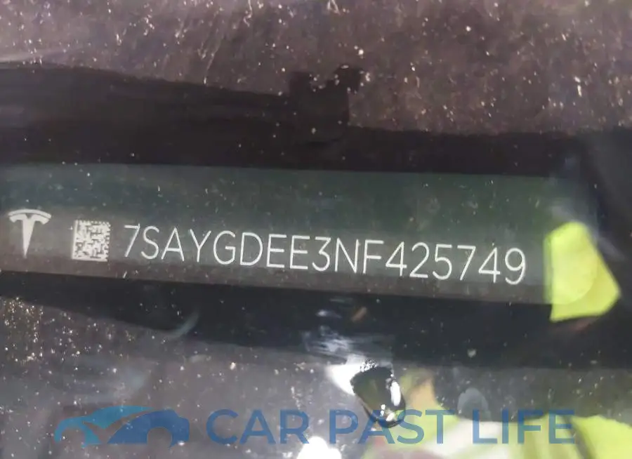 7SAYGDEE3NF425749# 20