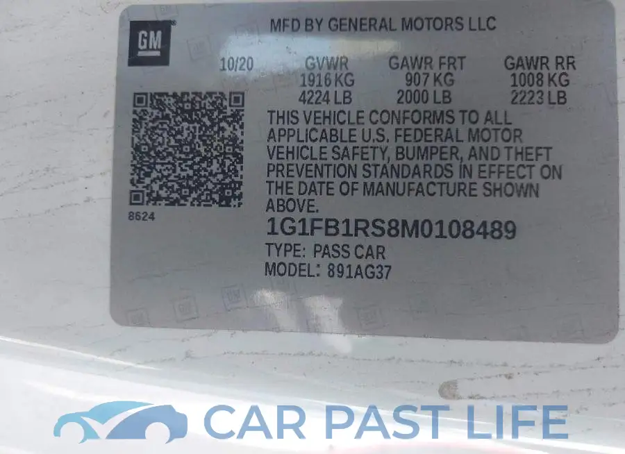 1G1FB1RS8M0108489# 9