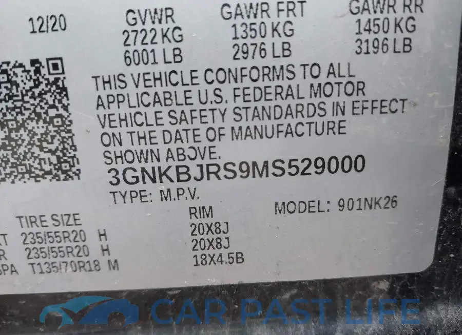 3GNKBJRS9MS529000# 9
