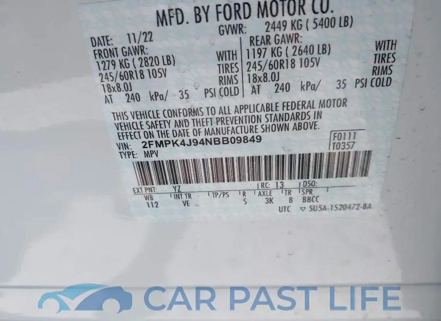2FMPK4J94NBB09849# 9