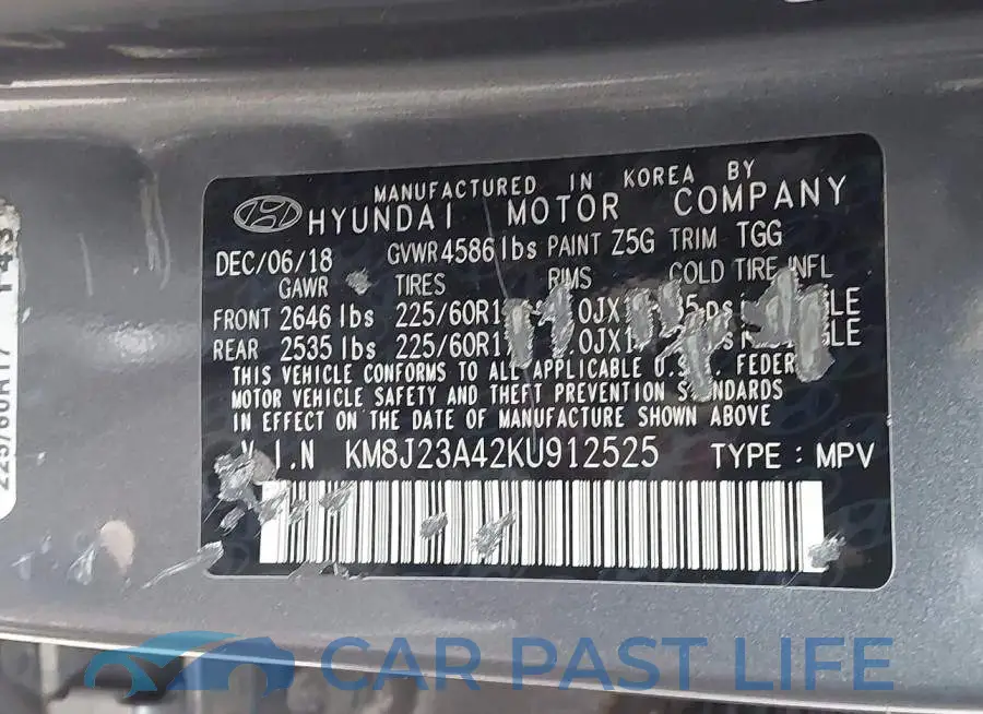KM8J23A42KU912525# 9