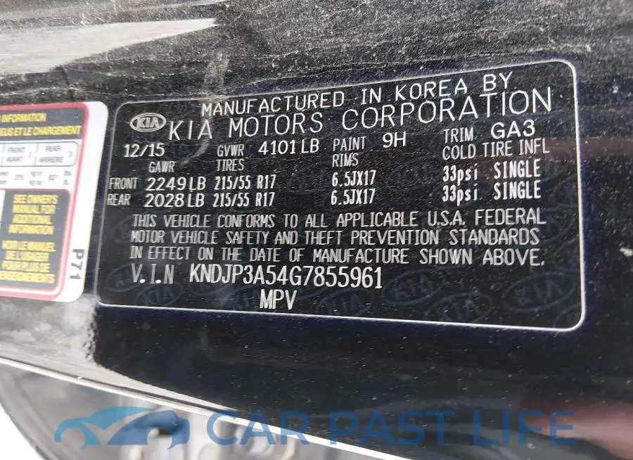 KNDJP3A54G7855961# 9