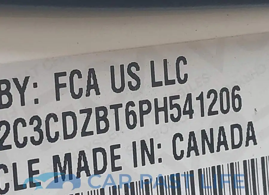 2C3CDZBT6PH541206# 9