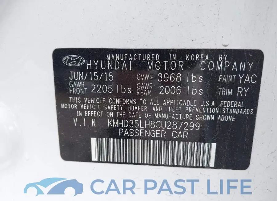 KMHD35LH8GU287299# 9