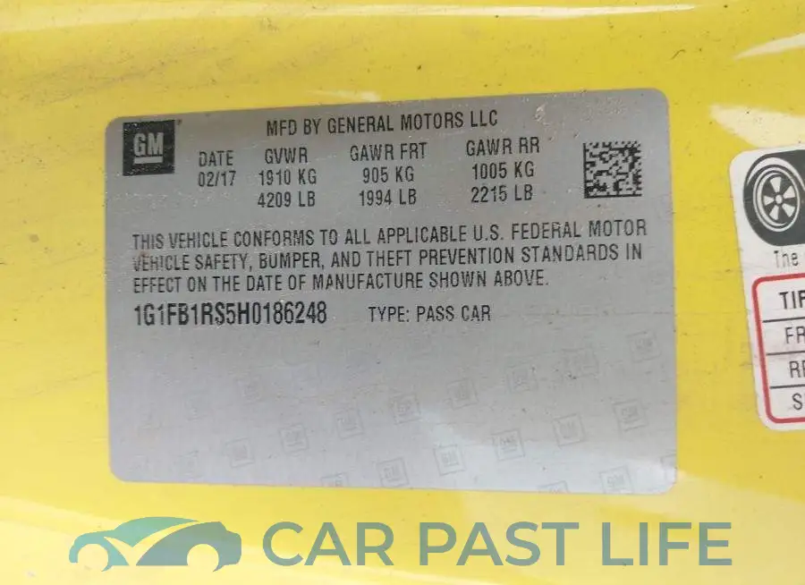 1G1FB1RS5H0186248# 9