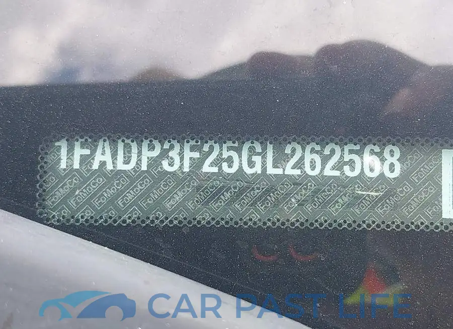1FADP3F25GL262568# 9