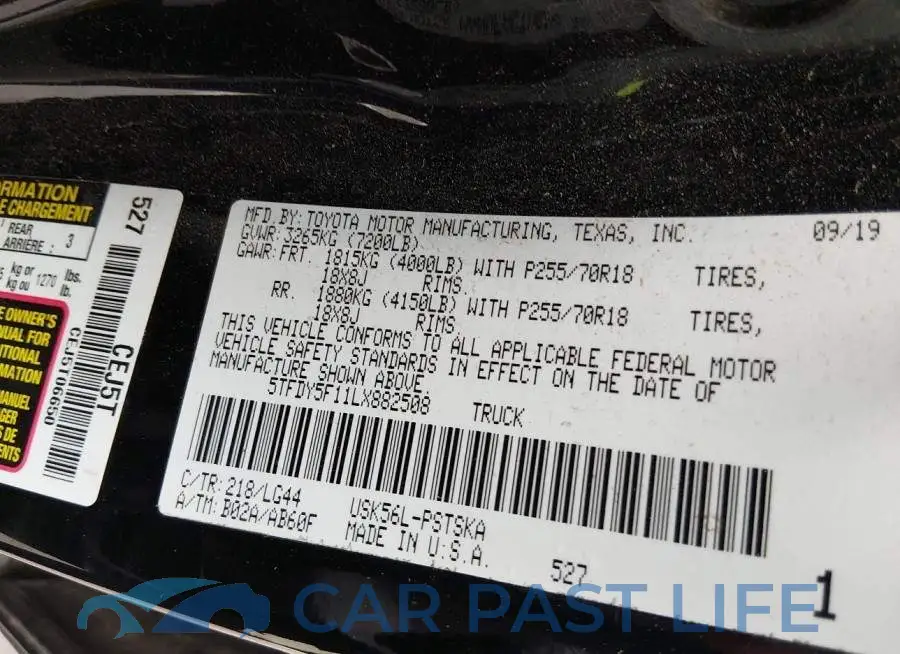 5TFDY5F11LX882508# 9