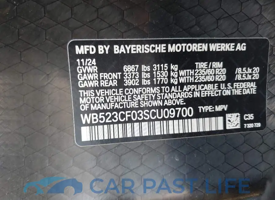 WB523CF03SCU09700# 9
