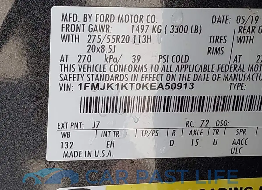 1FMJK1KT0KEA50913# 9