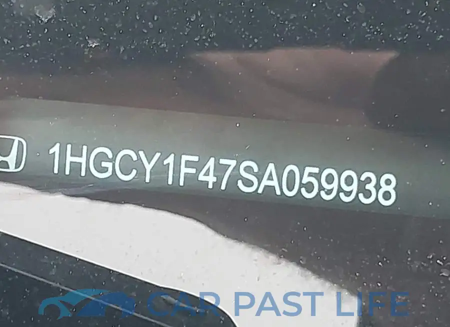 1HGCY1F47SA059938# 9