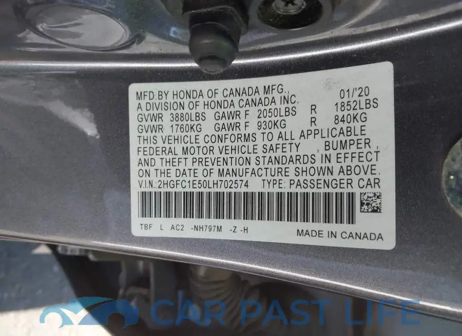 2HGFC1E50LH702574# 9