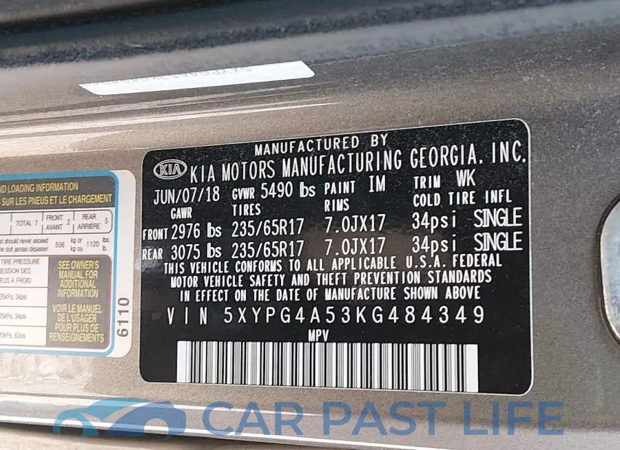 5XYPG4A53KG484349# 9