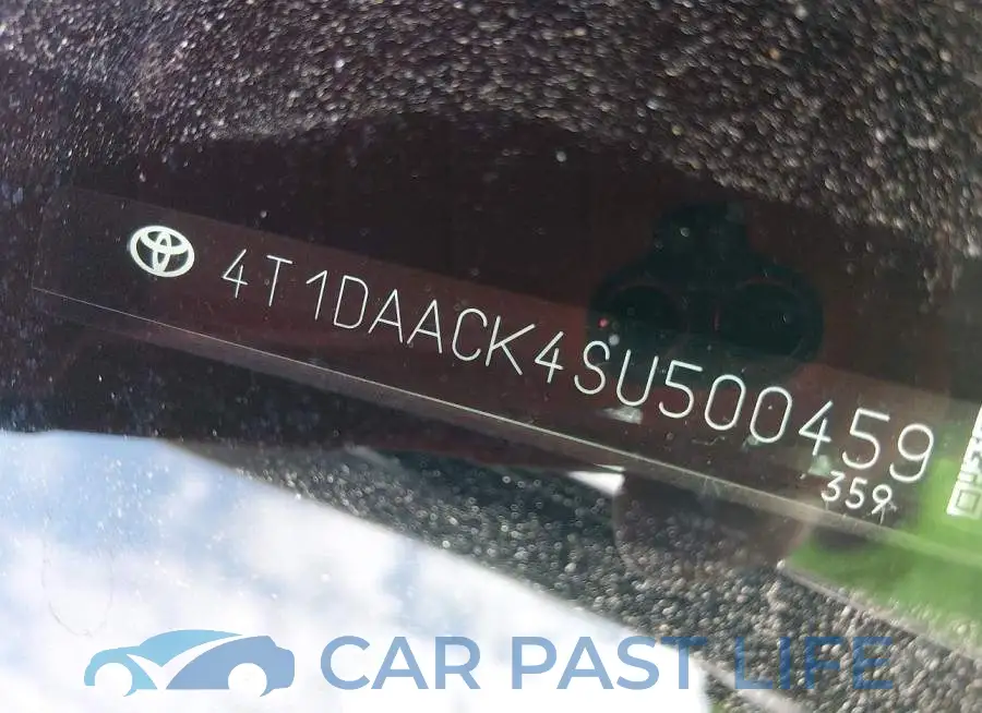 4T1DAACK4SU500459# 9