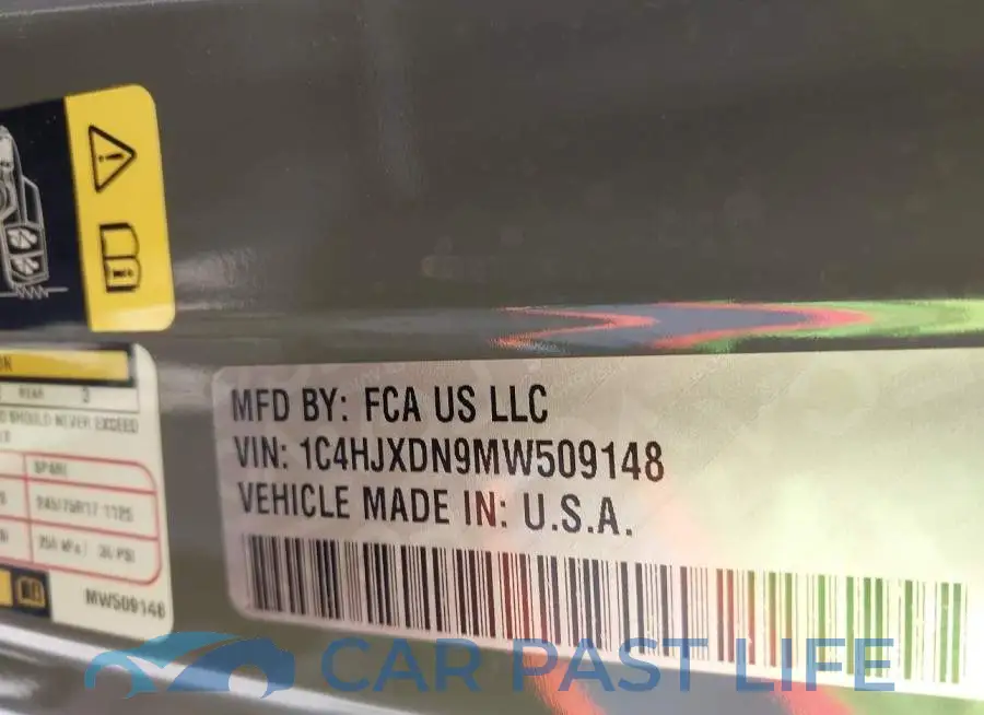 1C4HJXDN9MW509148# 9