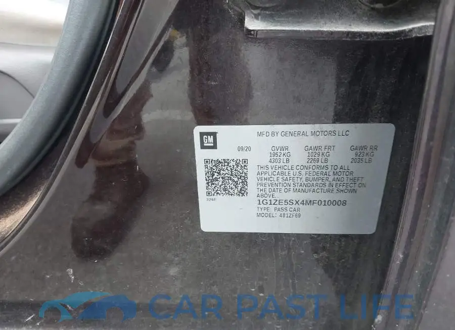 1G1ZE5SX4MF010008# 9
