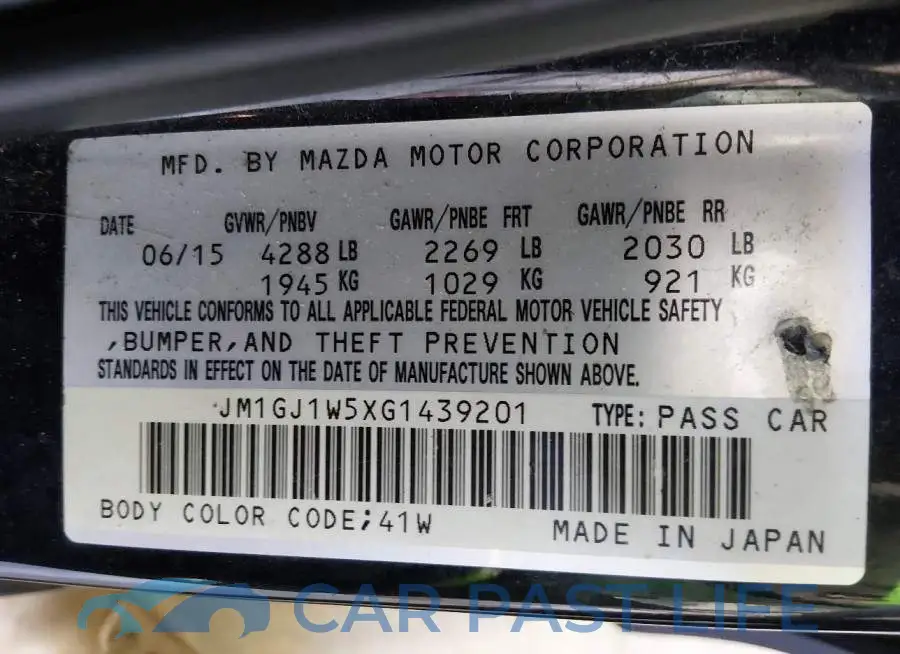 JM1GJ1W5XG1439201# 9
