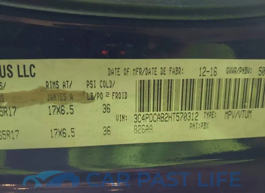 3C4PDCAB2HT570312# 9