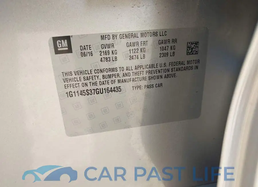 1G1145S37GU164435# 9
