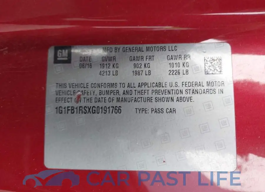 1G1FB1RSXG0191766# 9