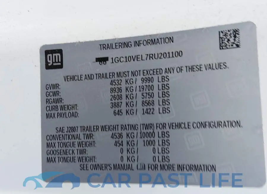 1GC10VEL7RU201100# 9