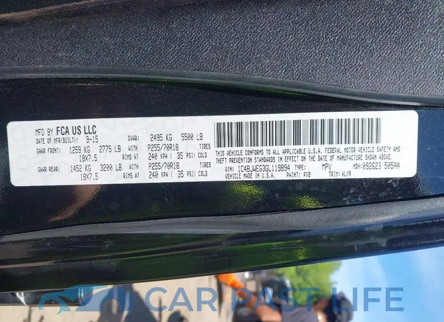 1C4BJWEG3GL119894# 9