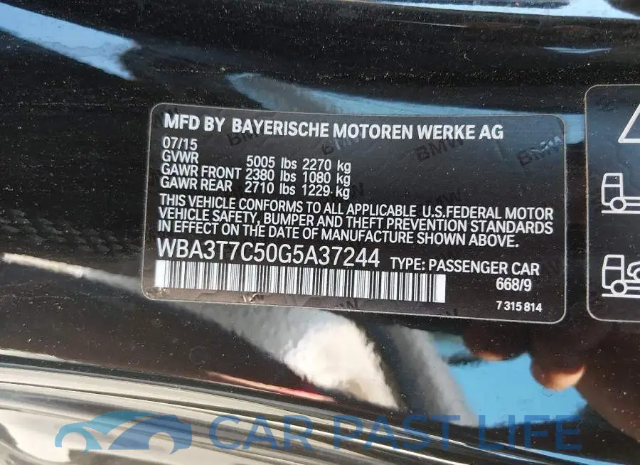 WBA3T7C50G5A37244# 9