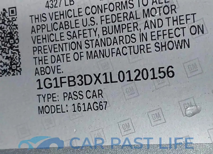 1G1FB3DX1L0120156# 9