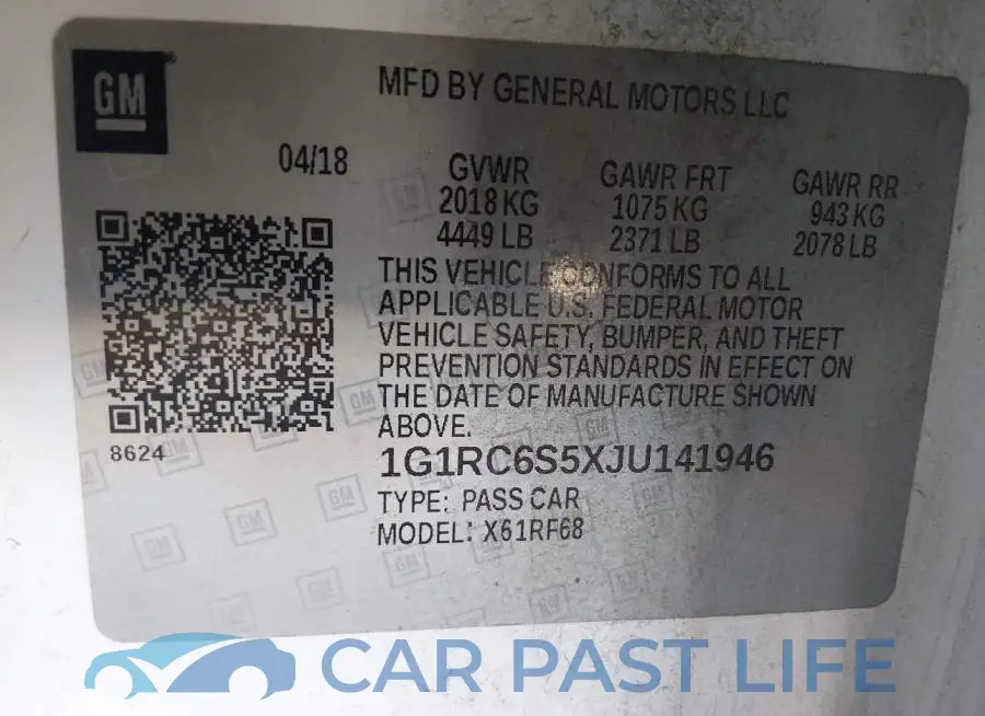 1G1RC6S5XJU141946# 9