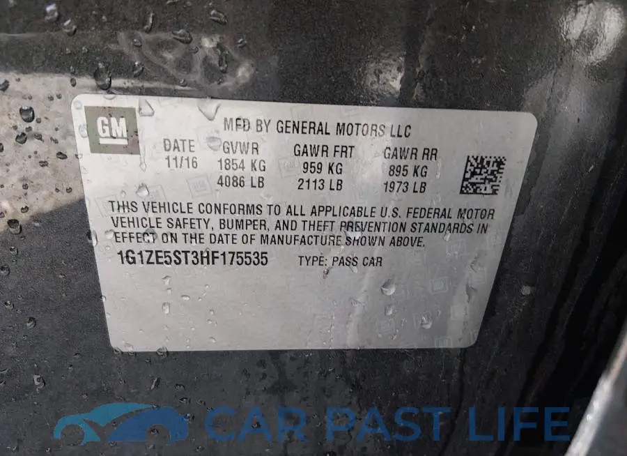 1G1ZE5ST3HF175535# 9
