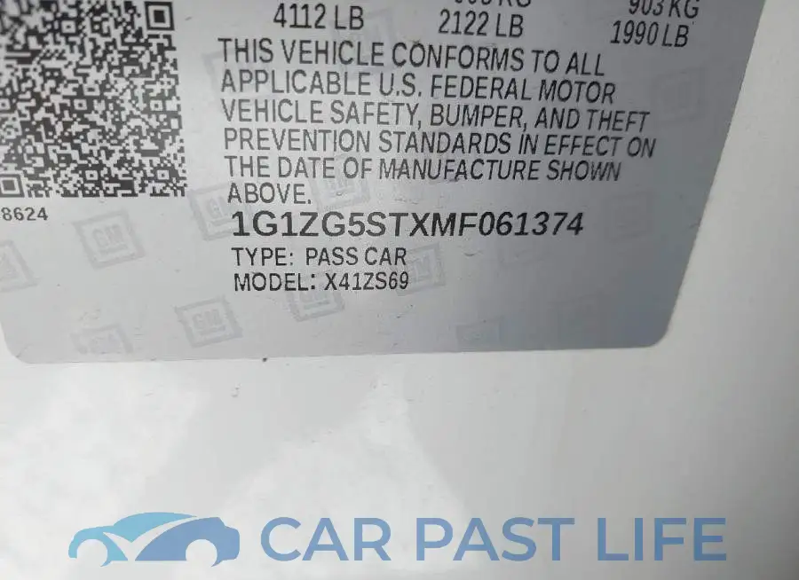 1G1ZG5STXMF061374# 9