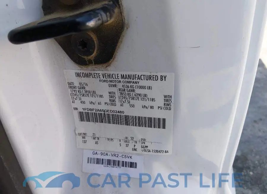 1FDBF2A65GED02480# 9