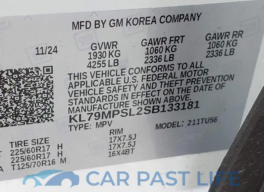 KL79MPSL2SB133181# 9
