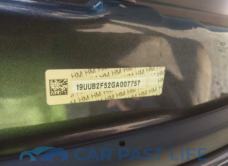 19UUB2F52GA007757# 9