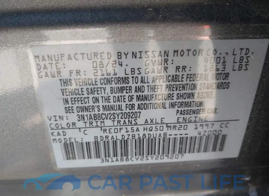 3N1AB8CV2SY209207# 9