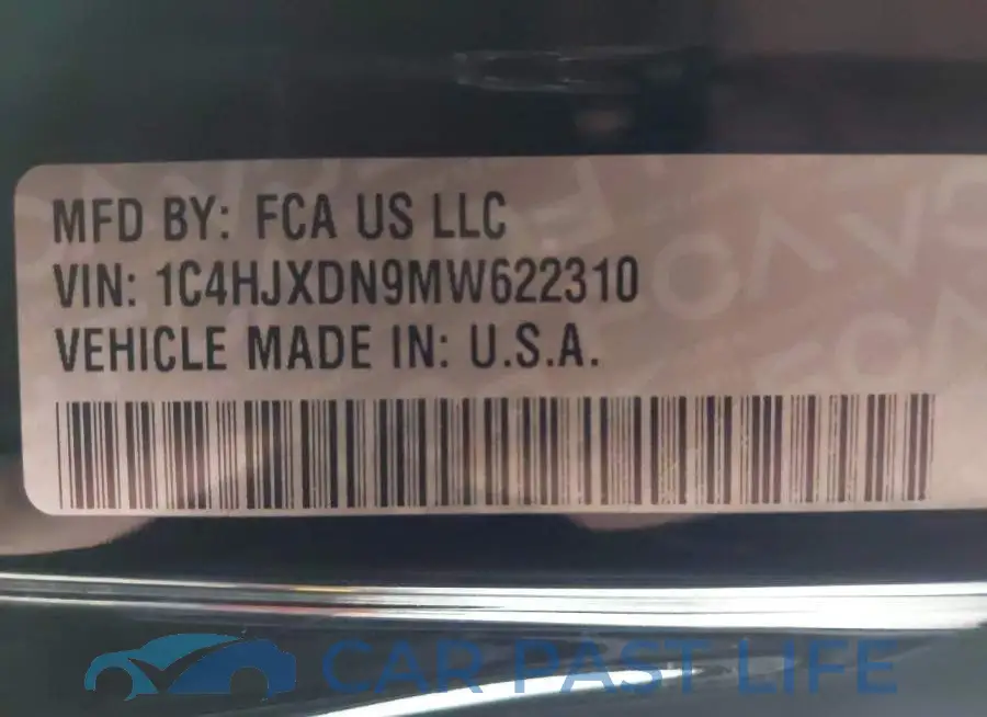 1C4HJXDN9MW622310# 9