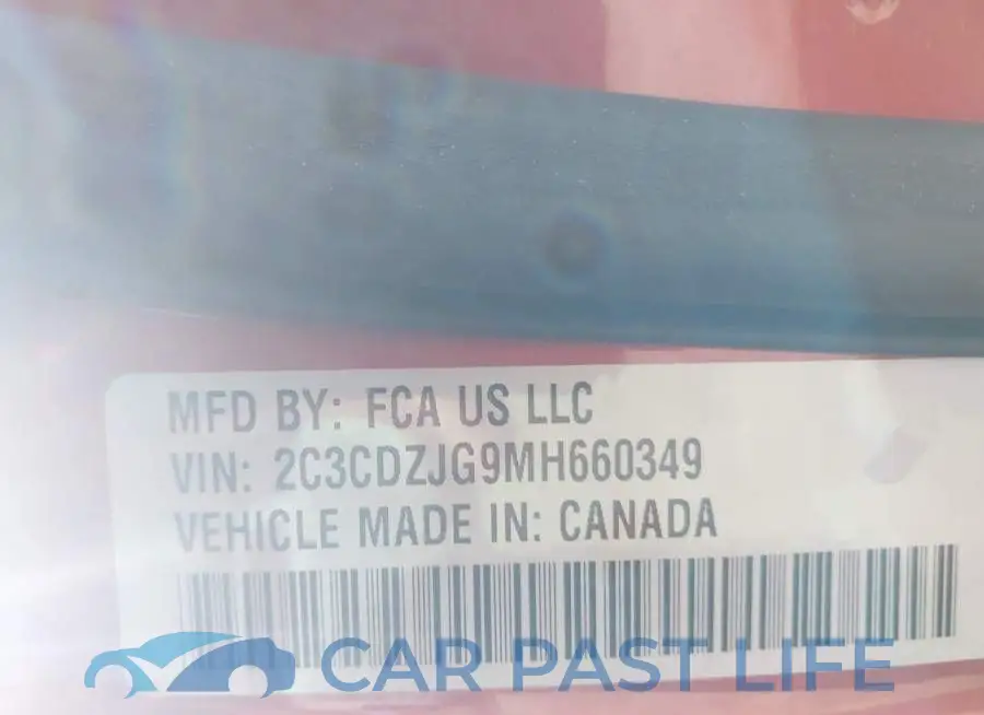 2C3CDZJG9MH660349# 9