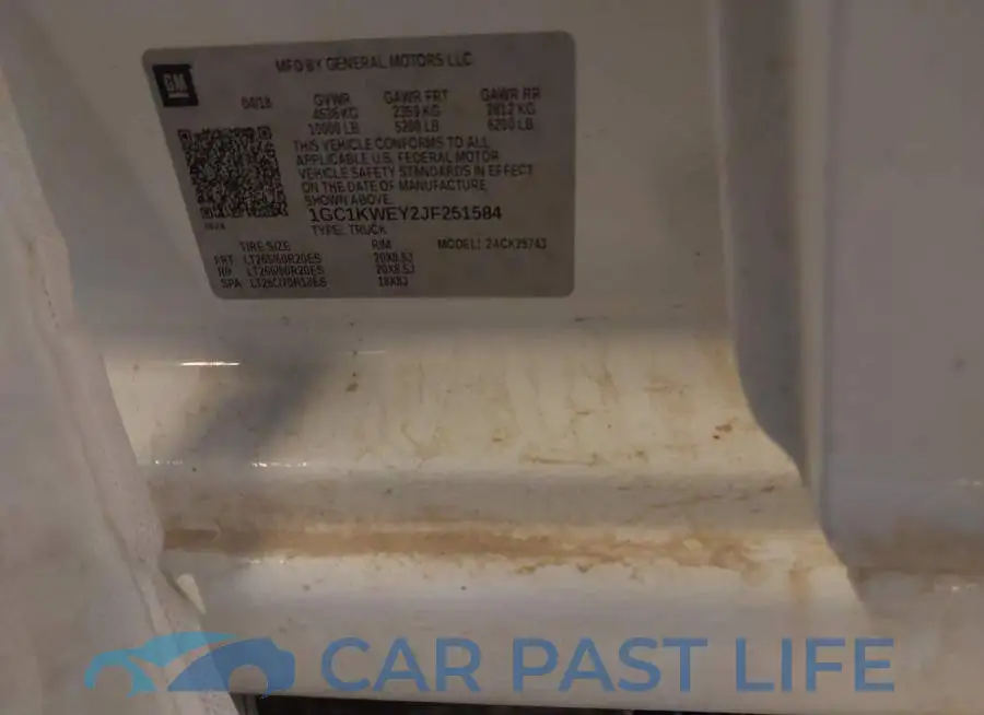 1GC1KWEY2JF251584# 9