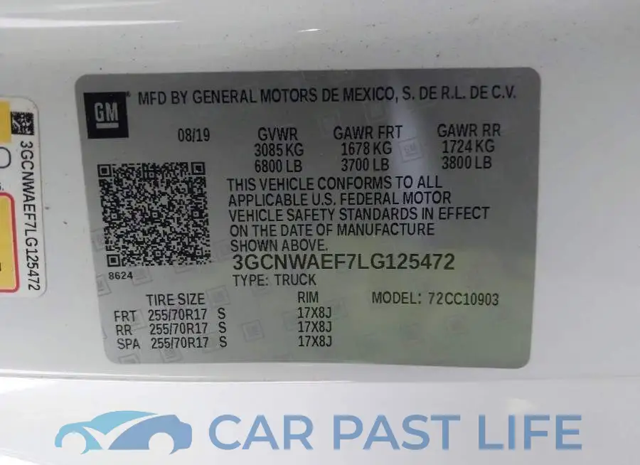 3GCNWAEF7LG125472# 9