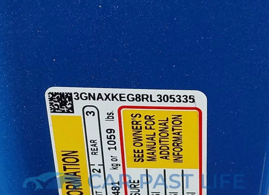 3GNAXKEG8RL305335# 9