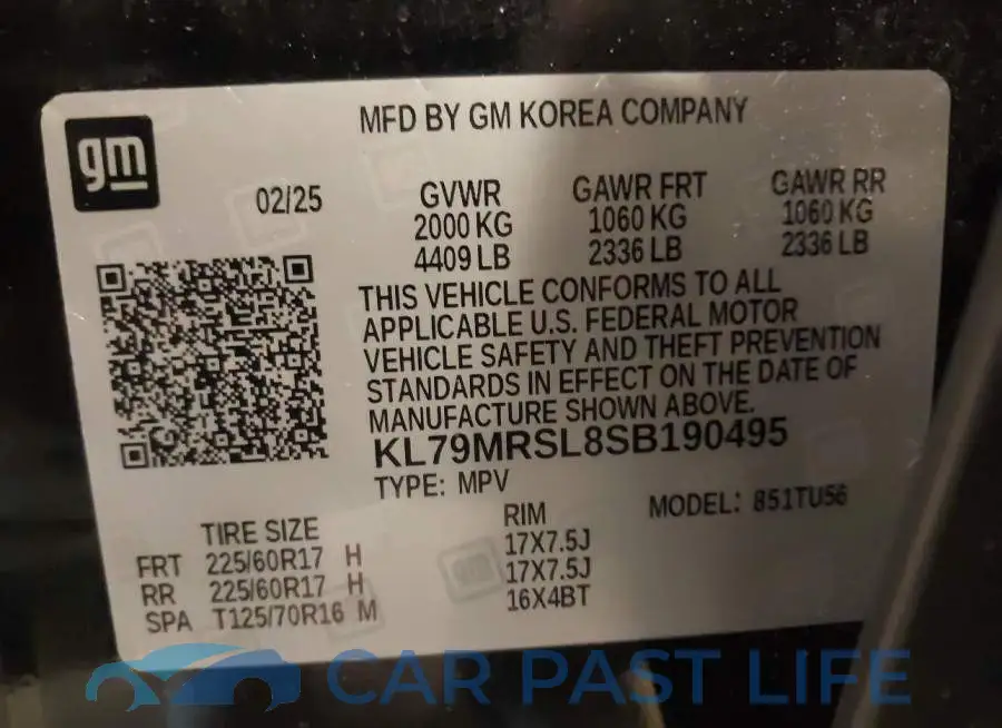 KL79MRSL8SB190495# 9